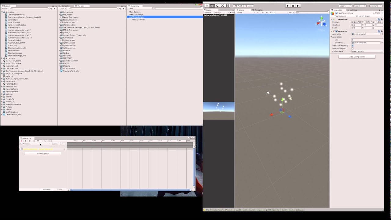 how to add particles to a animation clip unity - YouTube