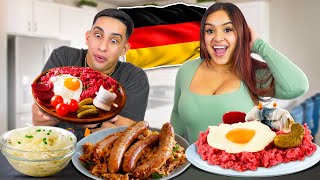 Trying GERMAN FOOD for the FIRST TIME!