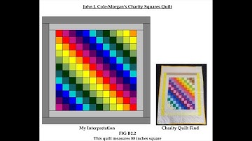 John J. Cole-Morgan Charity Squares Quilt SewALong
