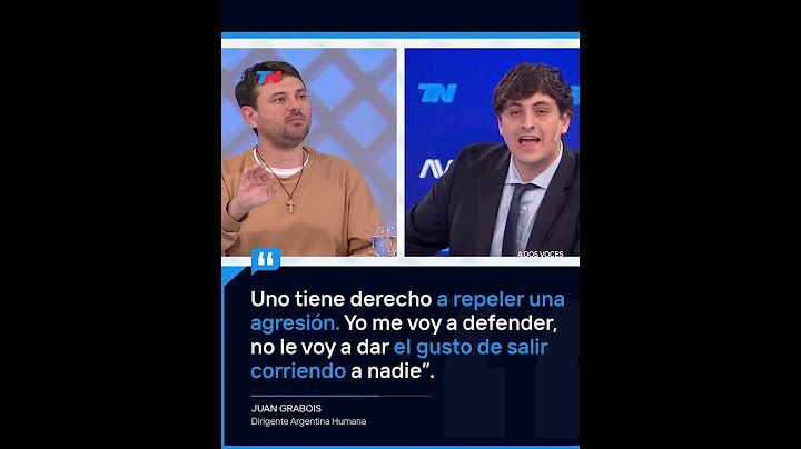 DEBATE EN "A DOS VOCES" I El fuerte cruce entre Juan Grabois y el youtuber Fran Fijap
