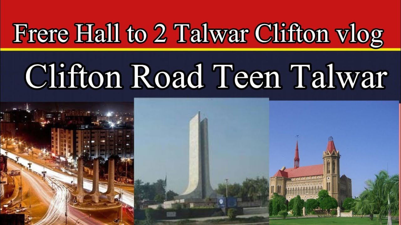 Frere Hall to 2 Talwar Clifton vlog | Clifton Road Teen Talwar | Motovlog | Karachi | pakexclusivetv