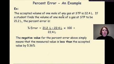 Regents Chemistry Mathematics of Chemistry 1 Part 5   Precision, Accuracy and Percent Error