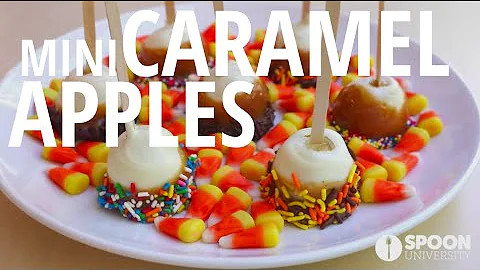 How to Make Mini Caramel Apples