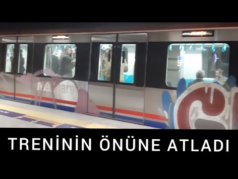 Marmaray Yenikapı Durağında Bir Genç Kendini Trenin Önüne Atarak İntihar Etti!