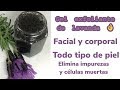 Gel exfoliante de Lavanda y semillas de Amapola