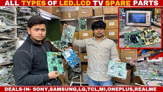 All Types Of LED,LCD, TV Spare-Parts🔥 T-con Boards Power Supply Boards Sony,Samsung,LG,Mi,Realme