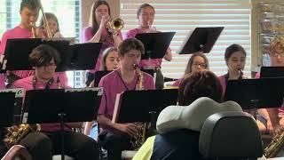 High School Jazz Band Playing at Schnepps Video 6