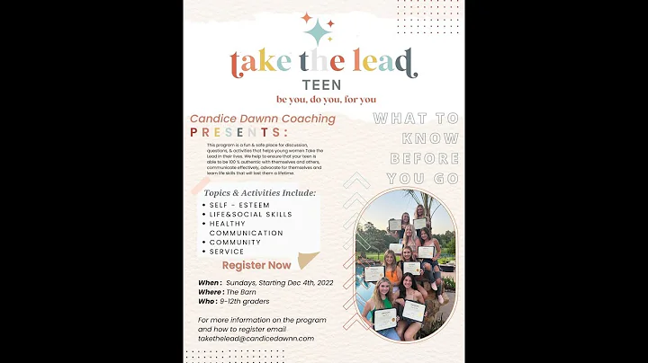 Take The Lead for Teen Girls
