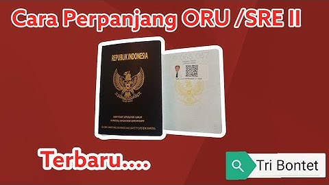 Cara Terbaru Perpanjang Sertifikat ORU / GOC, SRE II