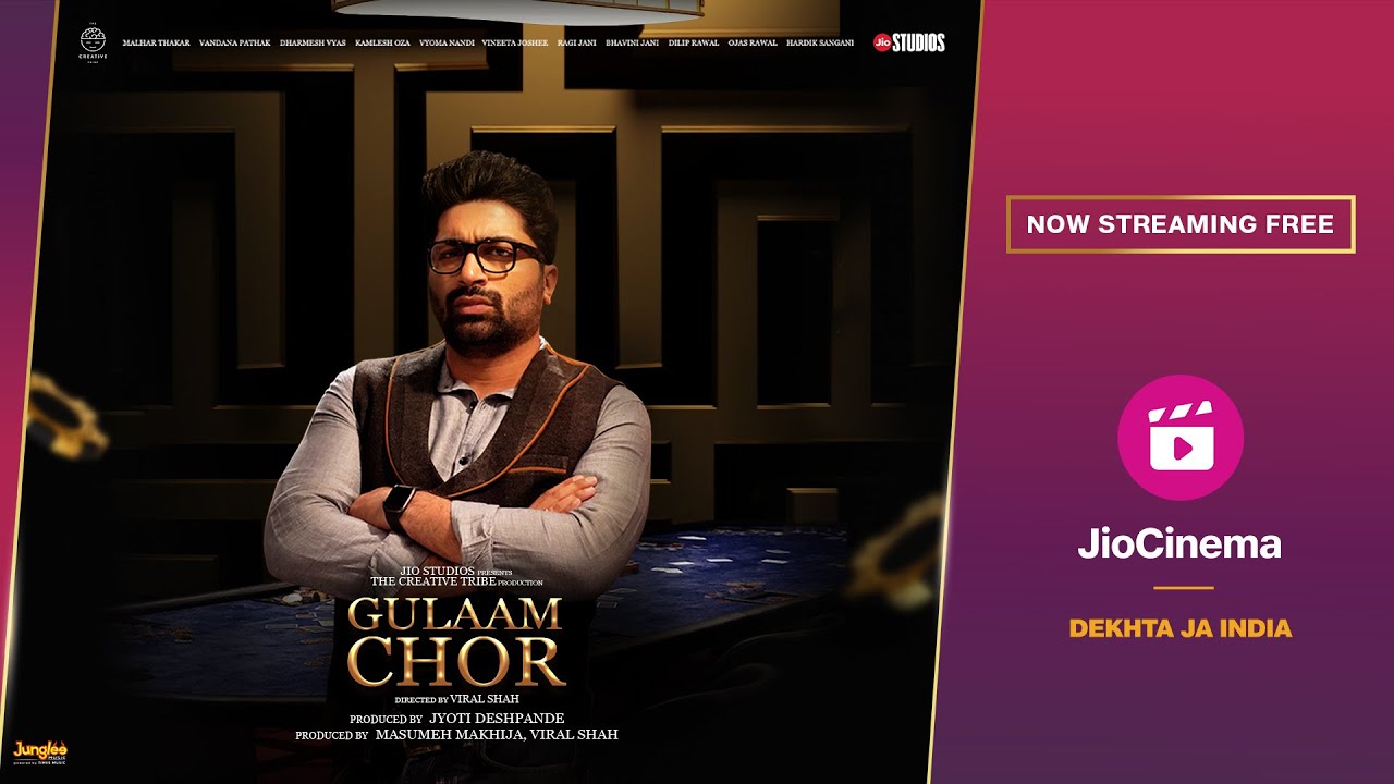 Gulaam Chor on JioCinema  Now Streaming Free  Malhar Thakar  Vandana Pathak  Gujarati Movie