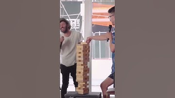 AJR playing Jenga, what could go wrong? | #shorts