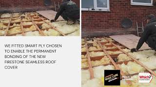 New Garage Roof attached to property