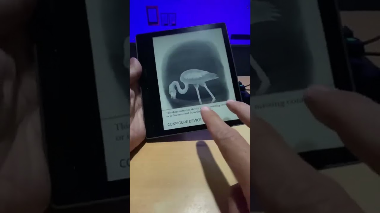 Kindle, how to skip misconfiguration lock.