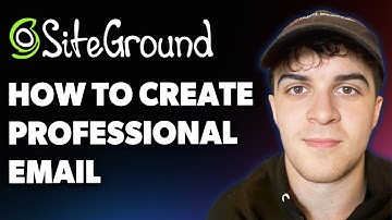 How to Create a Professional Email - Siteground Email Setup (Full 2025 Guide)