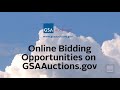 Gsa auctions online bidding opportunities