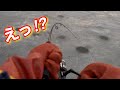 凍った川で釣れるデカい魚が美味しすぎる