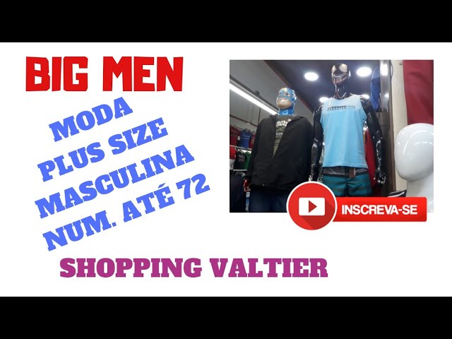 RUA DA JUTA PLUS SIZE MASCULINO ATÉ X6 