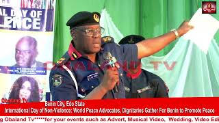 International Day of Non Violence World Peace Advocates, Dignitaries Gather For Benin to Promote Pea