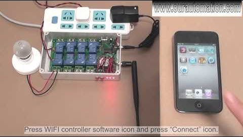 Wifi Remote Controller  with Mobile Phone for AC Lamp(iOS system)