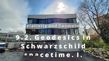 9.2. Geodesics in Schwarzschild spacetime. I. Claus Kiefer