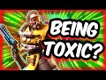 Was my teammate being toxic to me? (Apex Legends Ps4)