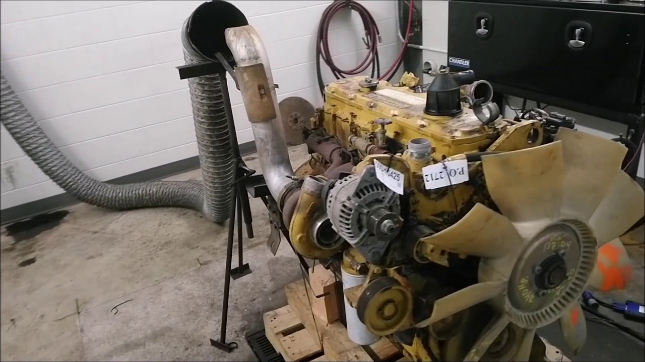 2003 CAT 3126e Engine - YouTube