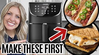 6 EASY Air Fryer Recipes for Beginners - MAKE THESE FIRST By eat healthy