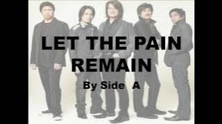 Let the Pain Remain by Side A with Lyrics