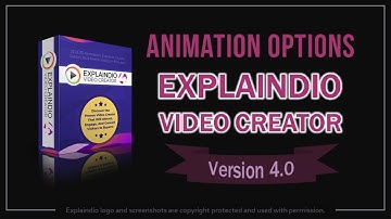 Explaindio 4.0 Animation Options