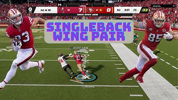 "DESTROYING" in Madden 23 with 🔥Singleback Wing Pair🔥 INSANE OFFENSE!