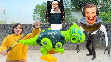 Kem Ốc Review Khủng long robot, khủng long bạo chúa, khủng long 3 sừng, cứu con bò, rùa. Theu Chanel