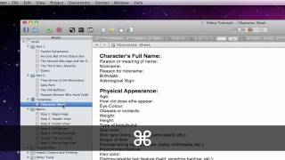 Scrivener 2 Basics - Document Templates & Custom Icons *Mac Only*