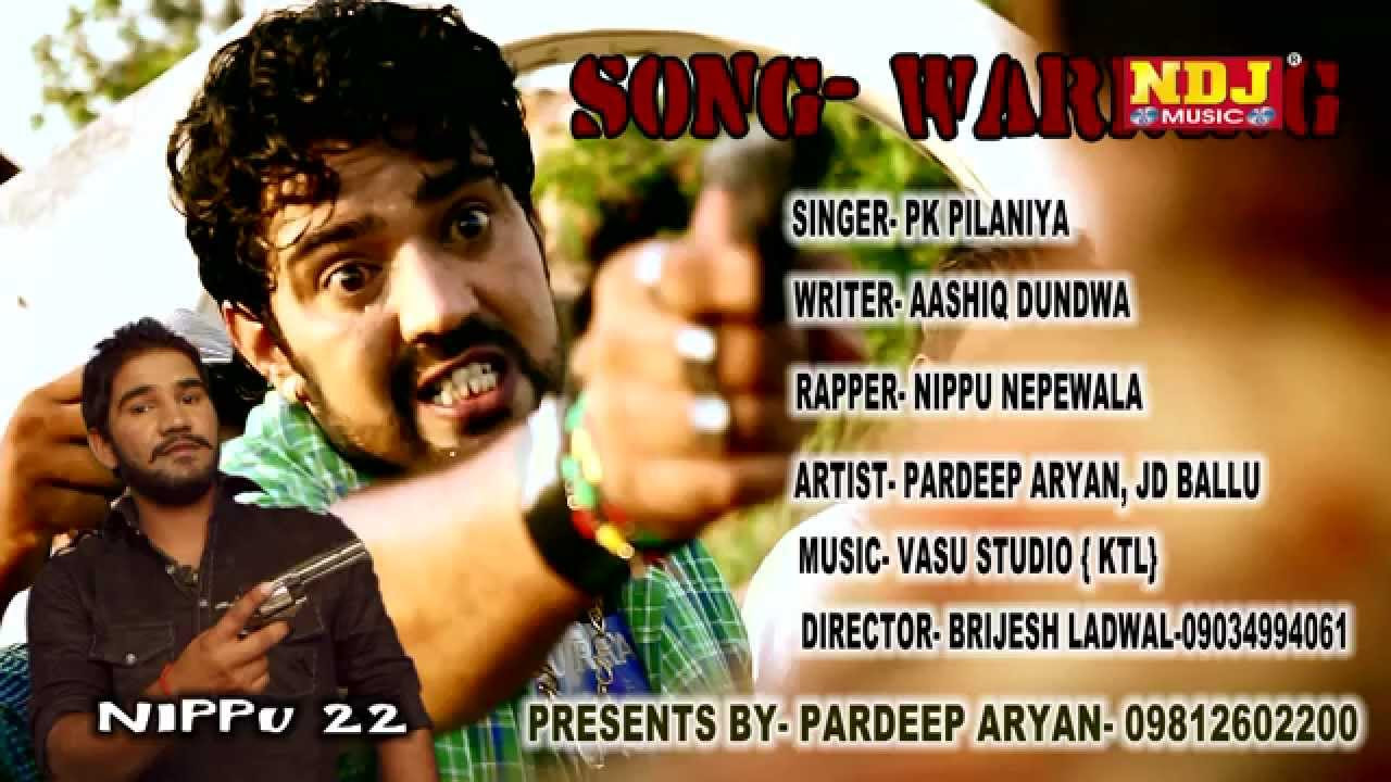 Warning De Di Sala Te  New Haryanvi Song  Pawan Pilania  Badmashi Song  NDJ Music