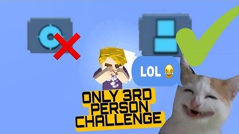 ONLY 3RD PERSON CHALLENGE IN BEDWARS