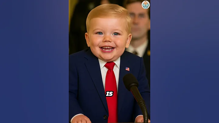 Baby Trump hilarious China joke on JD Vance goes viral 😂🍼 #trump #usa #news #ai #shorts