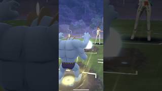 [Pokemon GO] Gym Leader Sierra (Shadow Hoppip) #tiktokeffects #hoppip #sierra #tyranitar #machamp