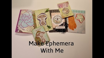 Making Junk Journal Ephemera Using Magazine Subscription Cards