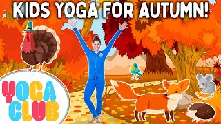 Kids Yoga For Autumn! 🍂 Yoga Club (Week 63) | Cosmic Kids Yoga screenshot 3