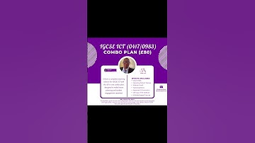 Are you ready to take your IGCSE ICT (0417/0983) lessons to the next level?