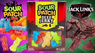 Sour Patch Beef Jerky Taste Test | SNACK SMASH