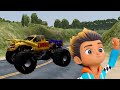 Monster jam showdown PS4 gameplay zombie vs el Toro loco-ian juega