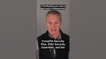 3 Cybersecurity Certifications you need to get a job #military #veteran #cybersecurity #jobs