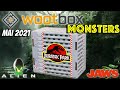 Wootbox mai 2021 monsters alien jurassic park jaws la box de geek unboxing