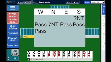 BBO BM 4-C-14 一副牌输赢一座庄园