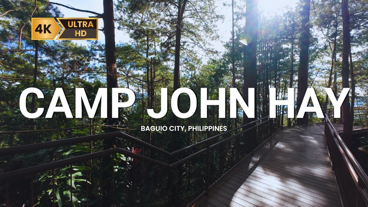 CAMP JOHN HAY Baguio Walking Tour 🇵🇭 | Secret Garden, Amphitheater, Bell House, & more