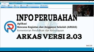 Info Perubahan Arkas versi 2.03 | Jika kertas kerja di warna biru dongker