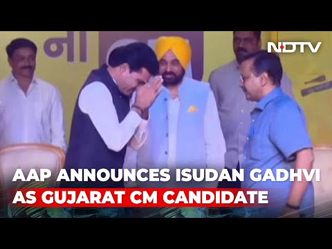 Ex TV Anchor Isudan Gadhvi Is AAP's Gujarat Chief Minister Candidate