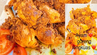 RESEP AYAM GORENG BUMBU PADANG ENAK ALA UNI CHECHE