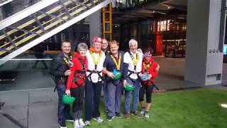 Lord Mayor Abseils Londons Cheesegrater For Charity