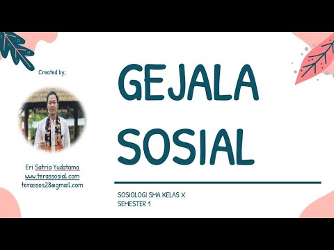 GEJALA SOSIAL - Materi Sosiologi Kelas 10 SMA